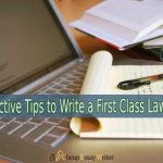 11 Effective Tips to Write a First Class Law Essay